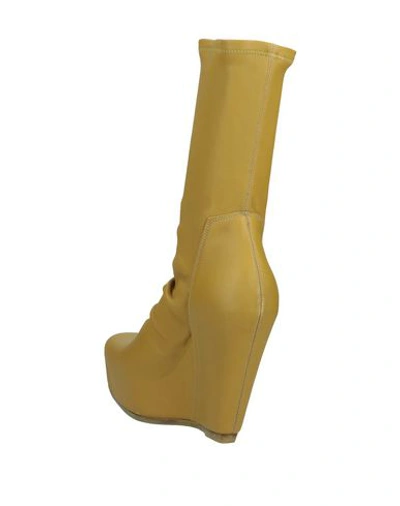 Shop Rick Owens Ankle Boot In Acid Green