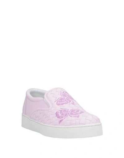 Shop Bottega Veneta Sneakers In Pink