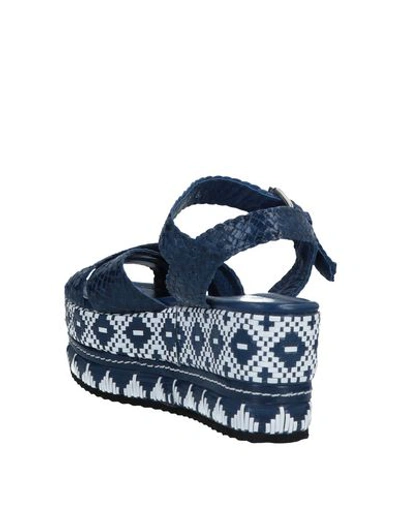 Shop Pons Quintana Sandals In Blue