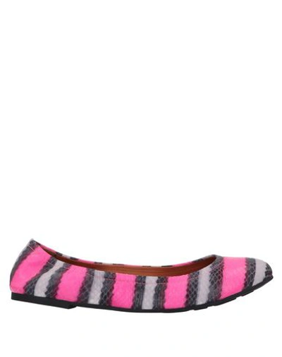 Shop Marc By Marc Jacobs Ballet Flats In Fuchsia