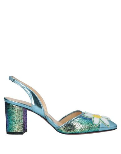 Shop A.testoni Pump In Azure