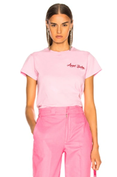 Shop Adaptation Baby Tee In Pink. In Cotton Candy