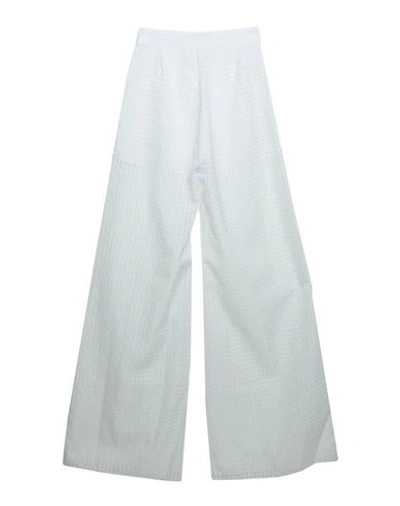 Shop Alcoolique Casual Pants In White