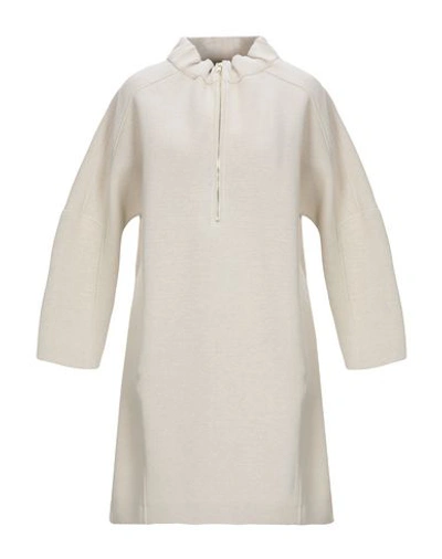 Shop Marni Short Dress In Ivory