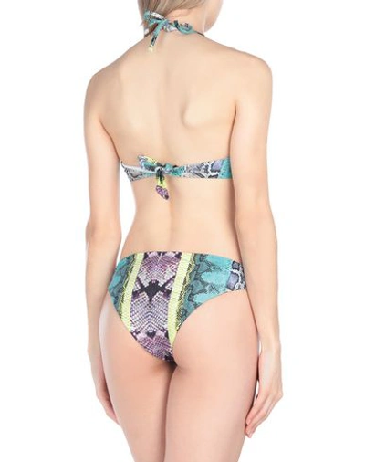Shop Roberto Cavalli Beachwear Bikinis In Sky Blue