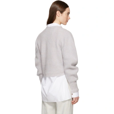 Shop Isabel Marant Grey Cashmere Swinton Sweater In 40gp Grey/p