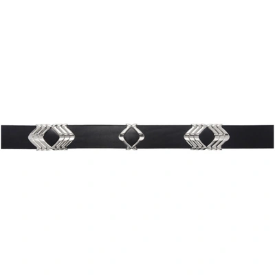 Shop Isabel Marant Black Leather Tehora Belt In 01bk Black