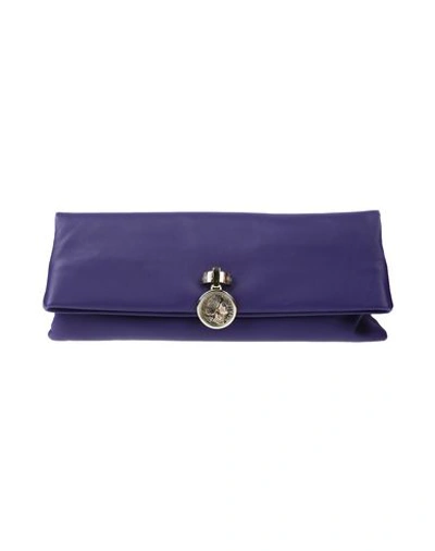 Shop Bulgari Handbags In Purple