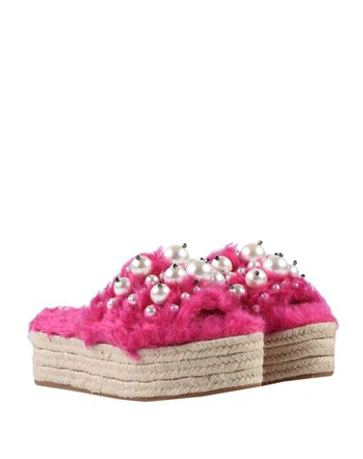 Shop Miu Miu Espadrilles In Fuchsia