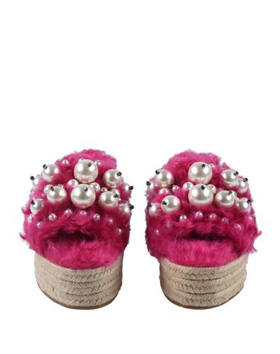 Shop Miu Miu Espadrilles In Fuchsia