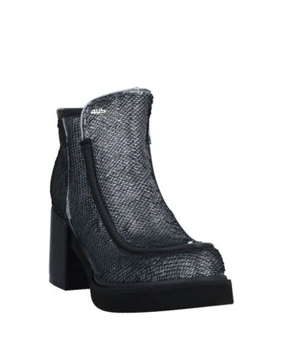 Shop Cesare Paciotti 4us Ankle Boot In Steel Grey