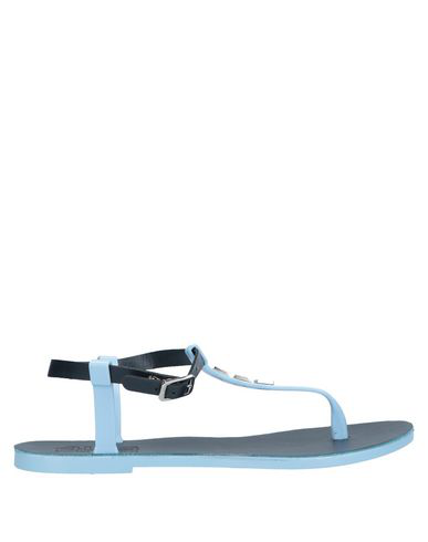 sky blue flip flops