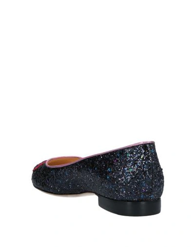 Shop A.testoni Ballet Flats In Black