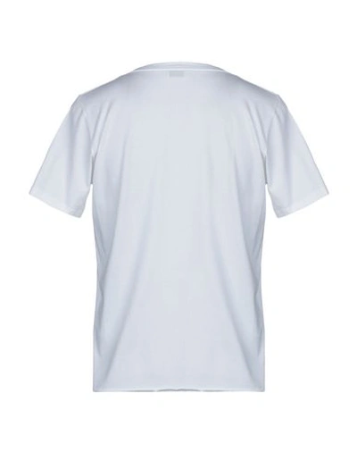 Shop Saint Laurent Man T-shirt White Size M Cotton
