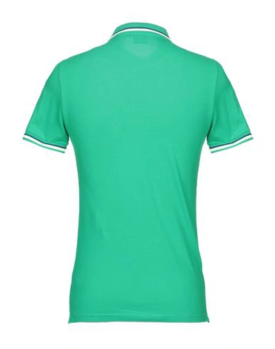 Shop Sundek Polo Shirts In Green