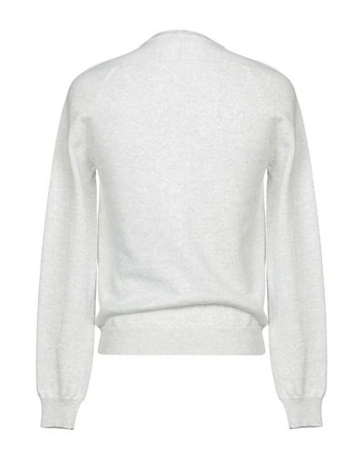 Shop Saint Laurent Sweaters In Light Grey