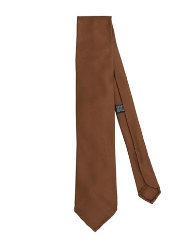 Shop Cesare Attolini Tie In Brown