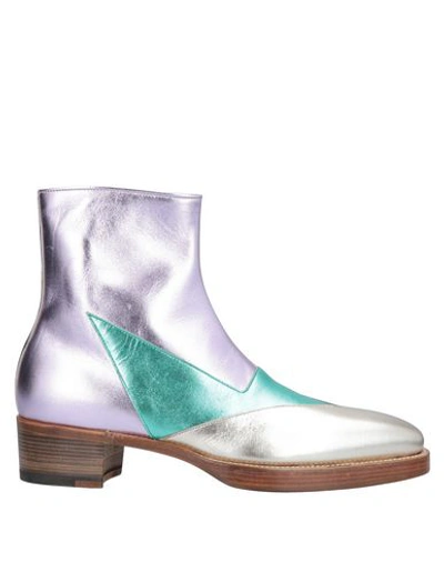 Shop Walter Van Beirendonck Boots In Silver