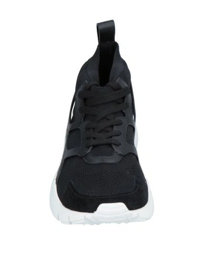 Shop Valentino Garavani Man Sneakers Black Size 8 Textile Fibers