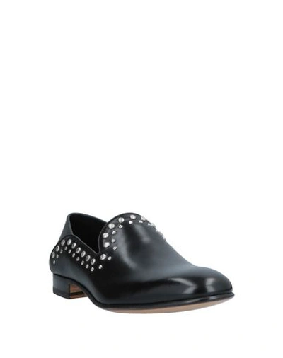 Shop Alexander Mcqueen Loafers In Black