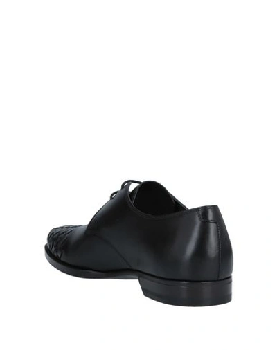 Shop Bottega Veneta Laced Shoes In Black