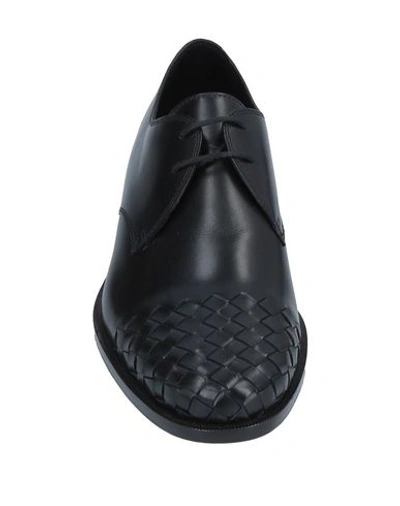 Shop Bottega Veneta Laced Shoes In Black