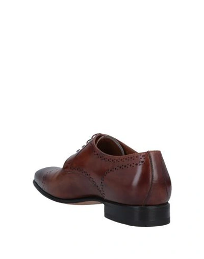 Shop Campanile Laced Shoes In Brown