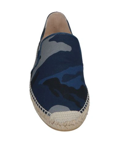 Shop Dondup Espadrilles In Dark Blue