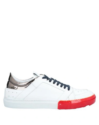 Shop Attimonelli's Sneakers In White
