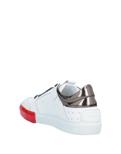 Shop Attimonelli's Sneakers In White