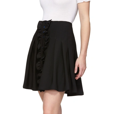 Shop Apc A.p.c. Black Victoria Miniskirt In Lzz Noir