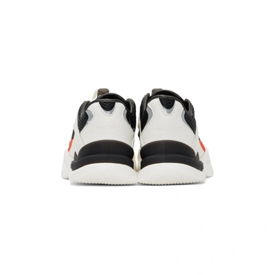 Shop Reebok Classics White And Black Run.r 96 Sneakers In Wht/blk/red