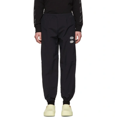 Shop Off-white Black Elastic Cuff Track Pants