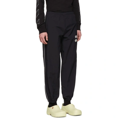 Shop Off-white Black Elastic Cuff Track Pants