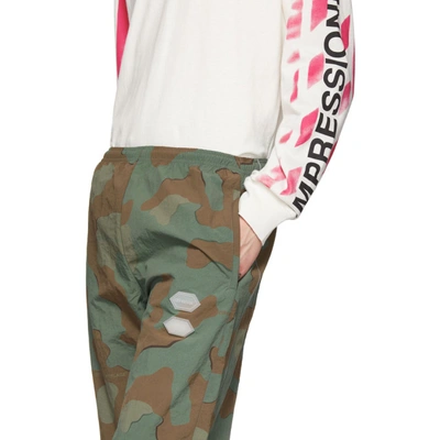 Shop Off-white Green And Brown Camo Lounge Pants In Allover