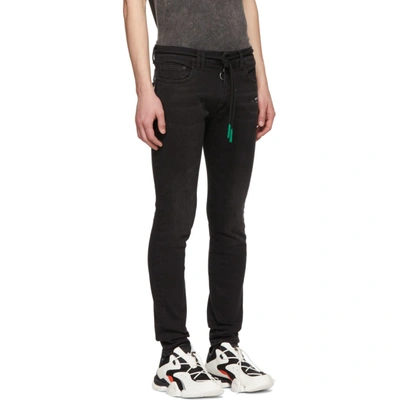 Shop Off-white Black Skinny Jeans