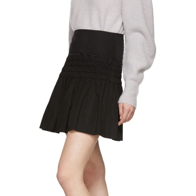 Shop Isabel Marant Étoile Black Oliko Miniskirt