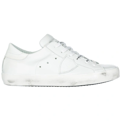 Shop Philippe Model Women's Shoes Leather Trainers Sneakers Paris In White