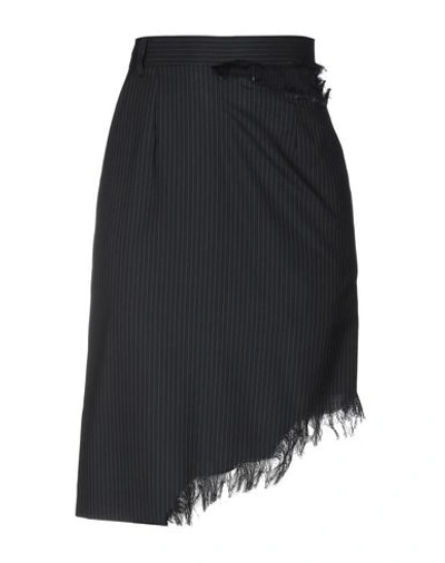 Shop Facetasm Woman Mini Skirt Midnight Blue Size 1 Polyester, Wool