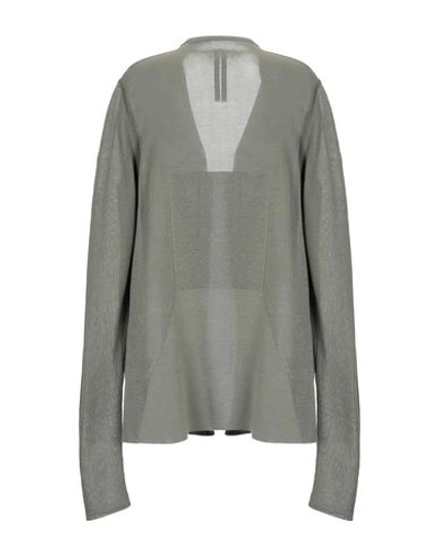 Shop Rick Owens Cardigan In Military Green