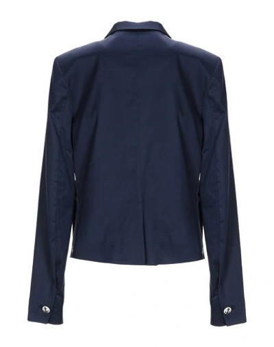 Shop Maison Scotch Blazer In Dark Blue