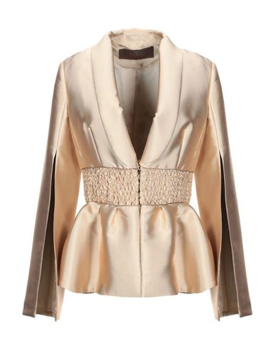 Shop Space Style Concept Suit Jackets In Sand