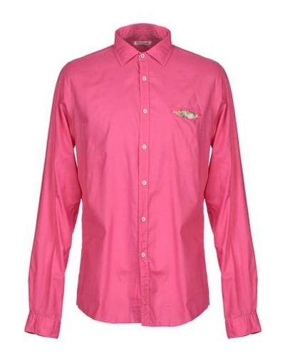 Shop Robert Friedman Shirts In Fuchsia