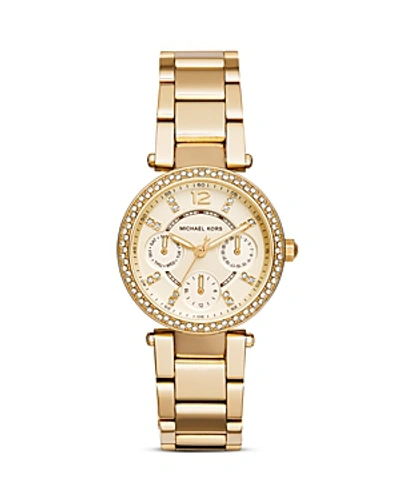 Shop Michael Kors Parker Watch, 33mm In Gold