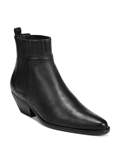 Shop Vince Women's Eckland Pointed-toe Booties In Black