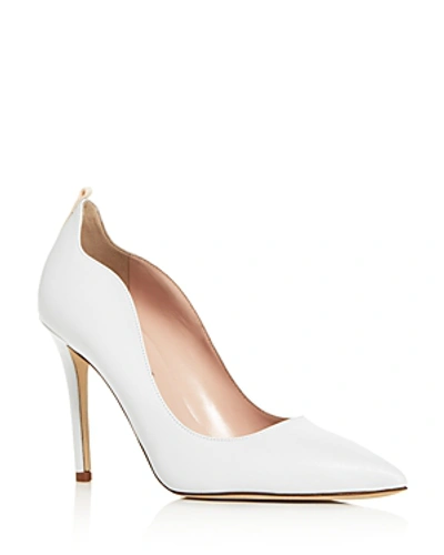 Shop Sjp By Sarah Jessica Parker Women's Cyrus Pointed-toe Pumps In White
