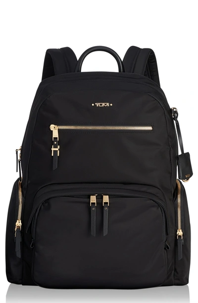 Shop Tumi Voyager Carson Nylon Backpack - Beige In Mink