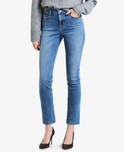 Shop Levi's Women's Classic Mid Rise Skinny In Meteor Wave