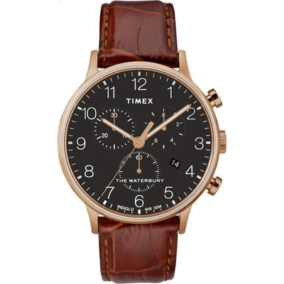 Shop Timex Contactless In Brown Strap