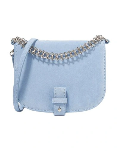 Shop Little Liffner Handbags In Sky Blue
